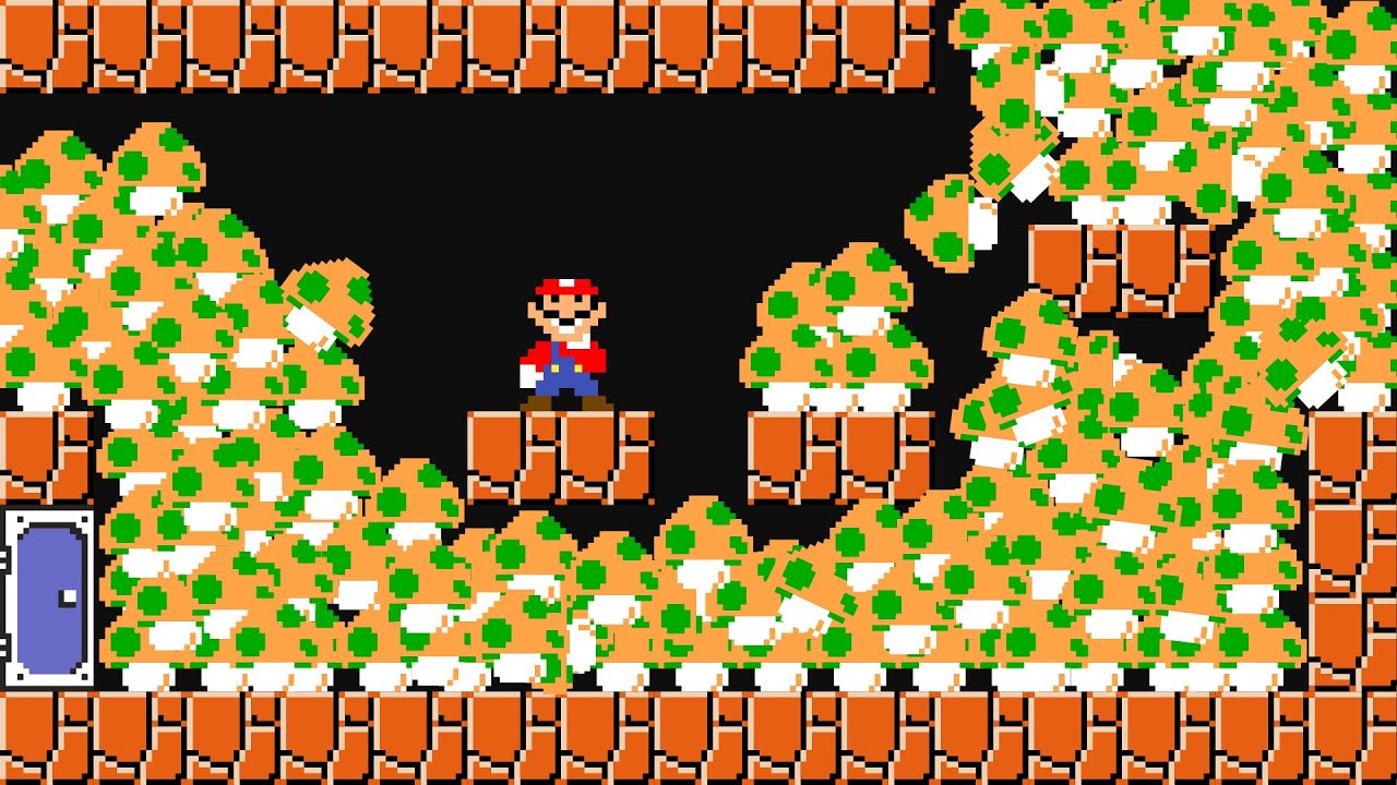 Что, если Марио станет бессмертным в Super Mario Bros.?