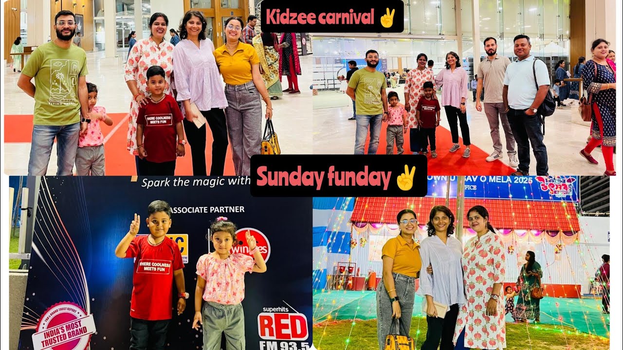 Sunday funday🤪aaj gaye Kidzee carnival ✌️ Newtown mela n phir khaye yummy yummy food✌️@highlight