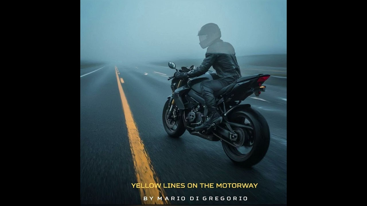 Yellow Lines On The Motorway