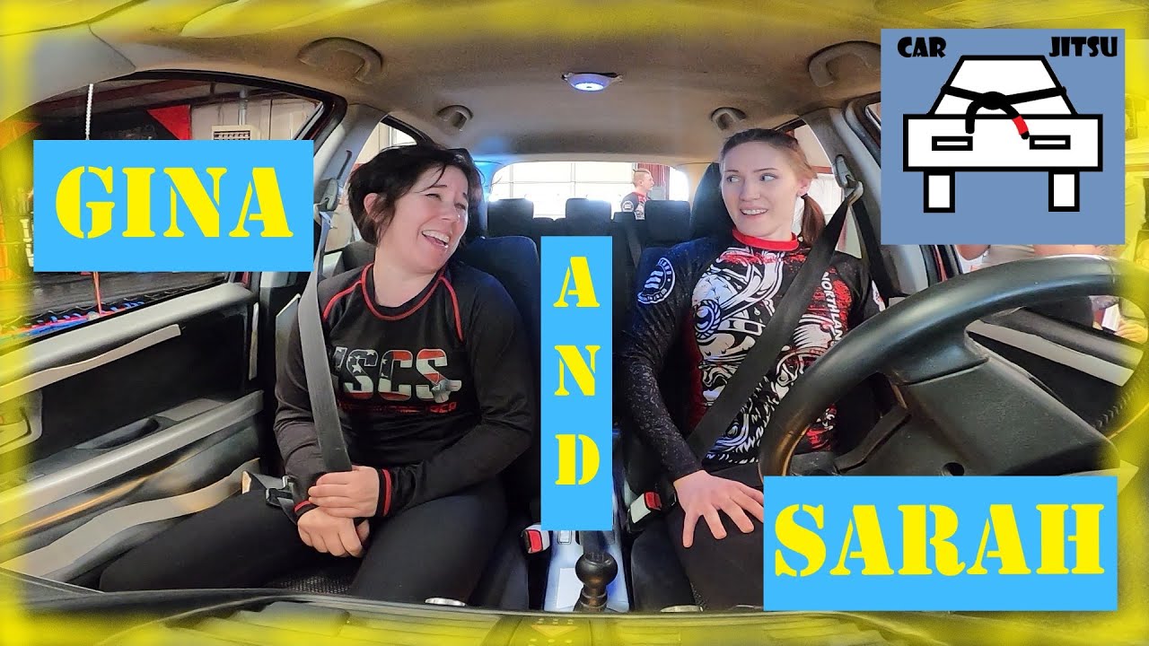 Car Jitsu III: Gina and Sarah (white belts)
