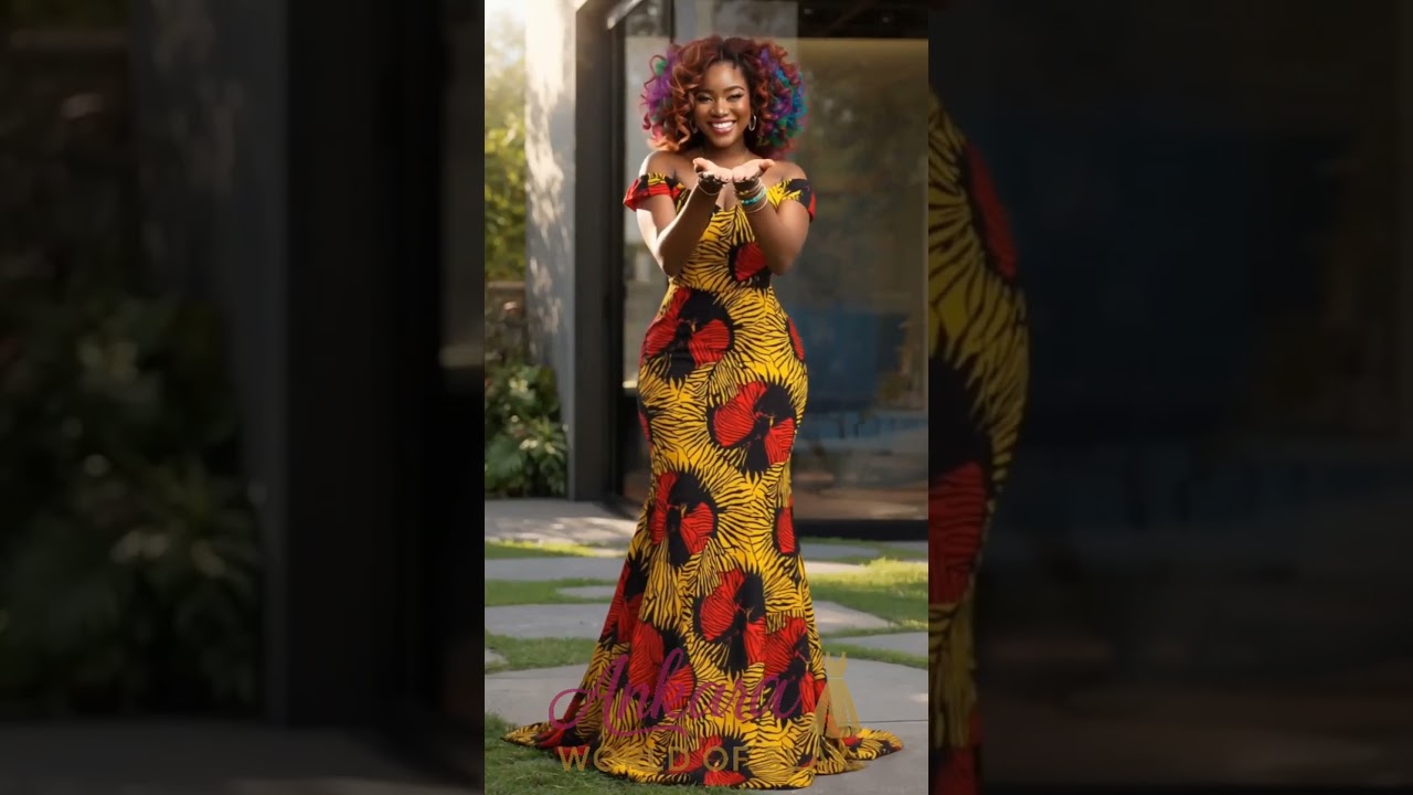 Friday Chic Ankara Slay for Classy Weekend Vibes / African Ladies Fashion Inspiration
