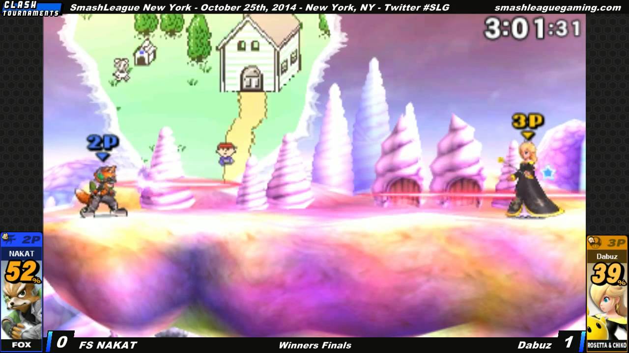SmashLeague NY 3DS Winners Finals - Dabuz vs FS NAKAT - Smash 3DS
