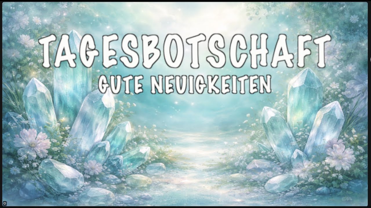 TAGESBOTSCHAFT: GUTE NEUIGKEITEN