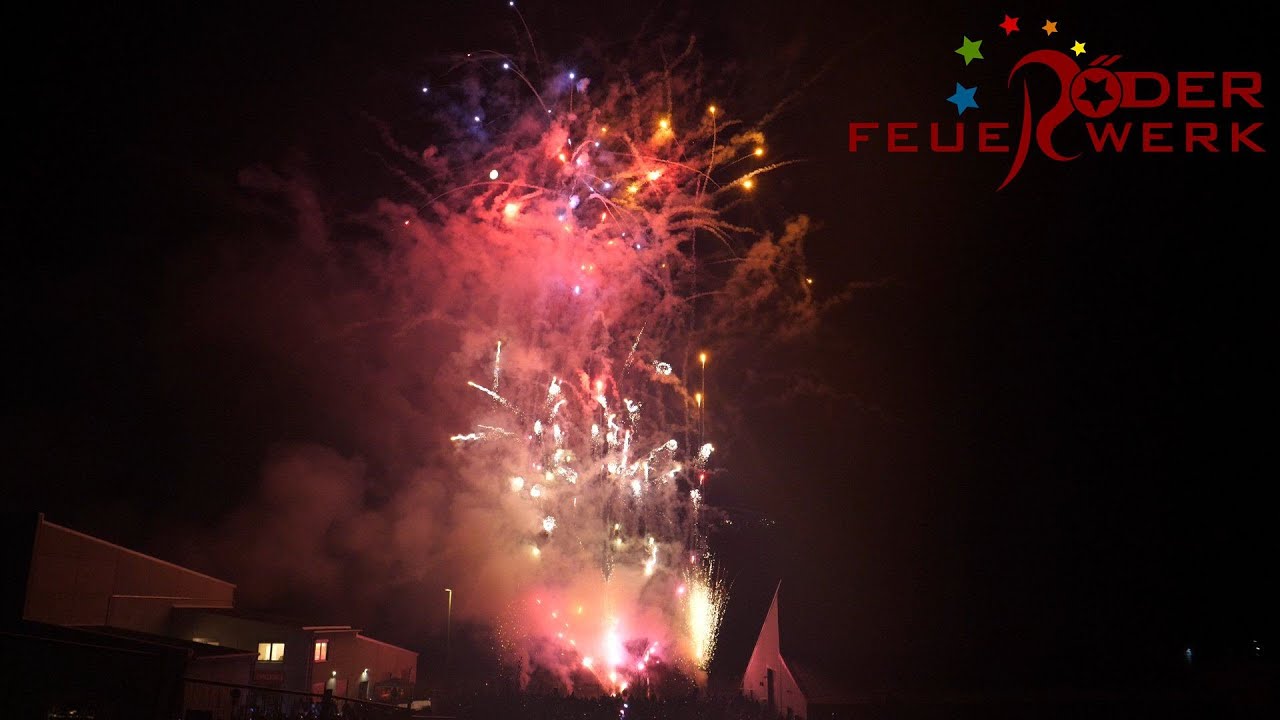 Röder Vorschießen 2021 Abschlussfeuerwerk