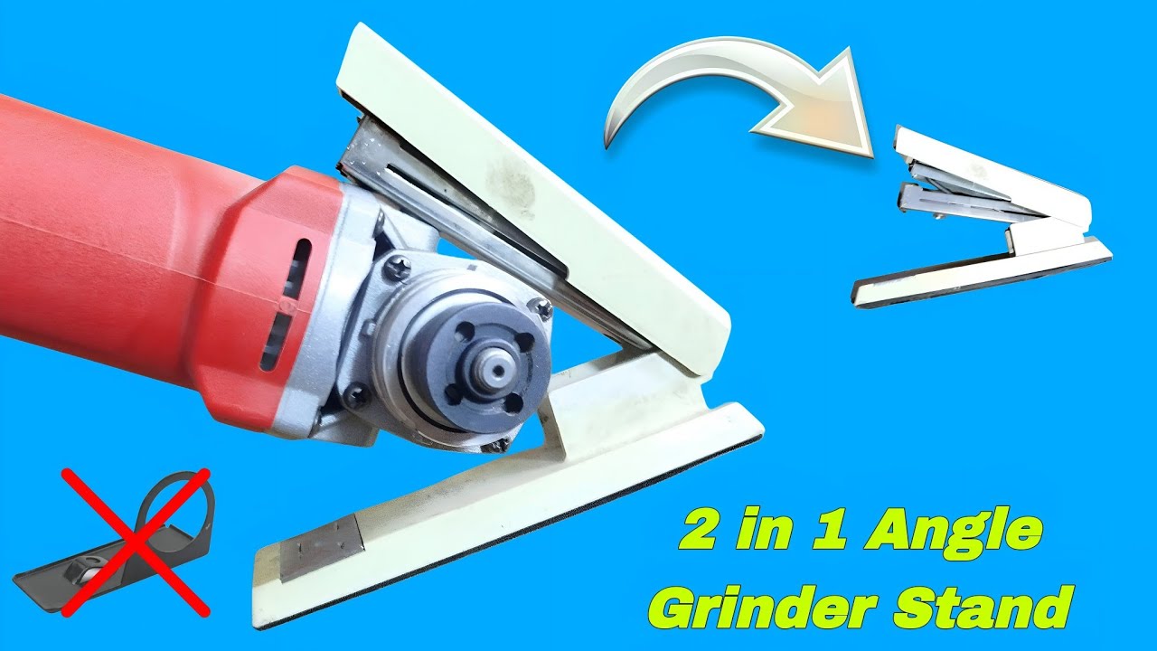 Unbelievable Crazy Idea DIY Angle Grinder Stand in Minutes