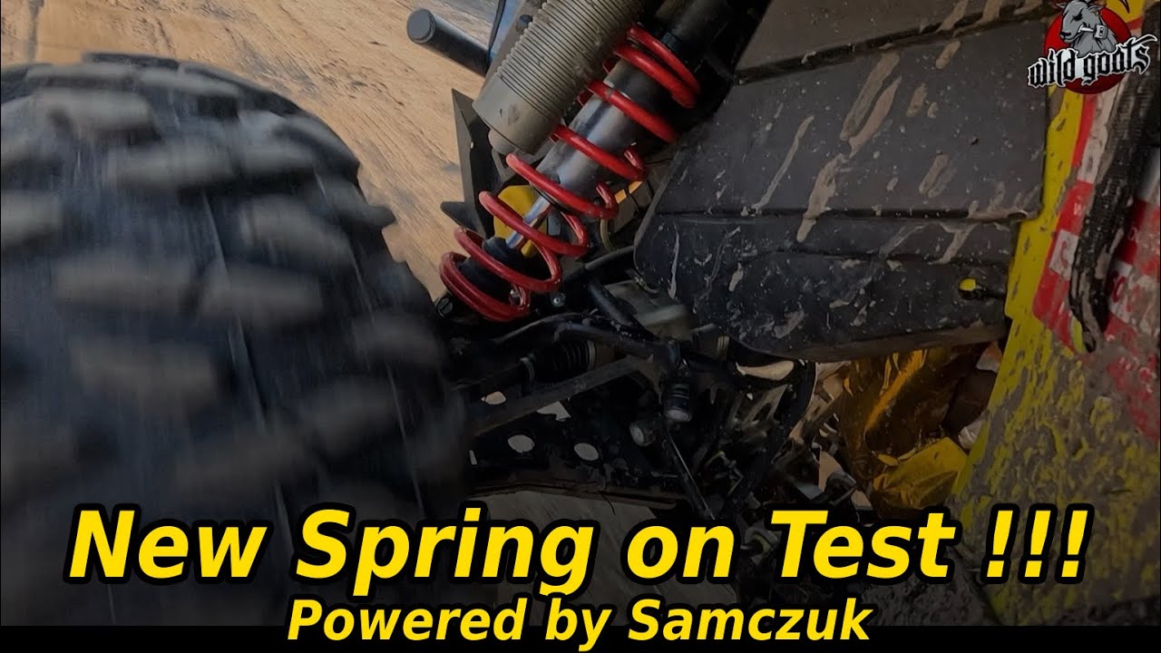 Nowe inne sprężyny do przodu testujemy ATV Wild Goats & Samczuk