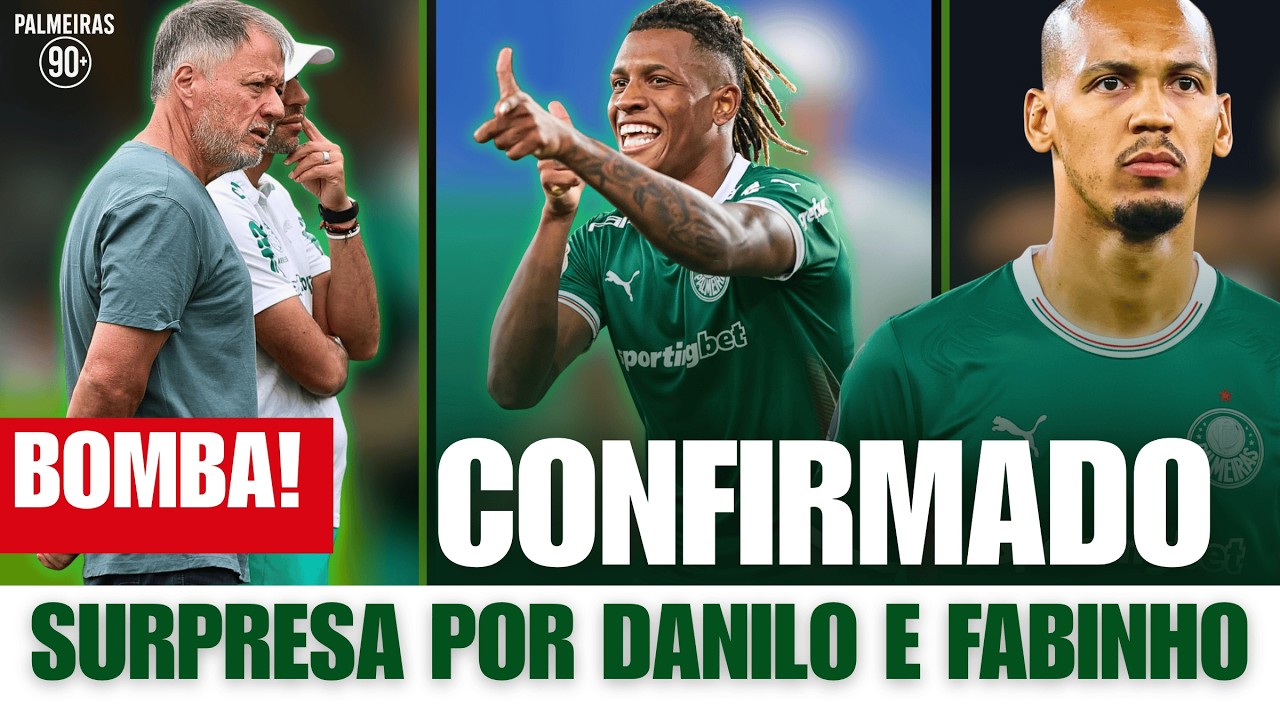 DIRETORIA DO PALMEIRAS DEFINE POSICIONAMENTO! DANILO, FABINHO E O LADO VERDE DO CHOQUE-REI!