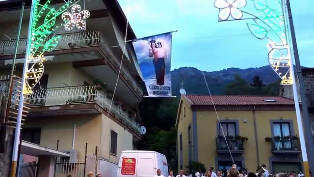 Salerno: alzata del Panno della Beata Vergine del Monte Stella