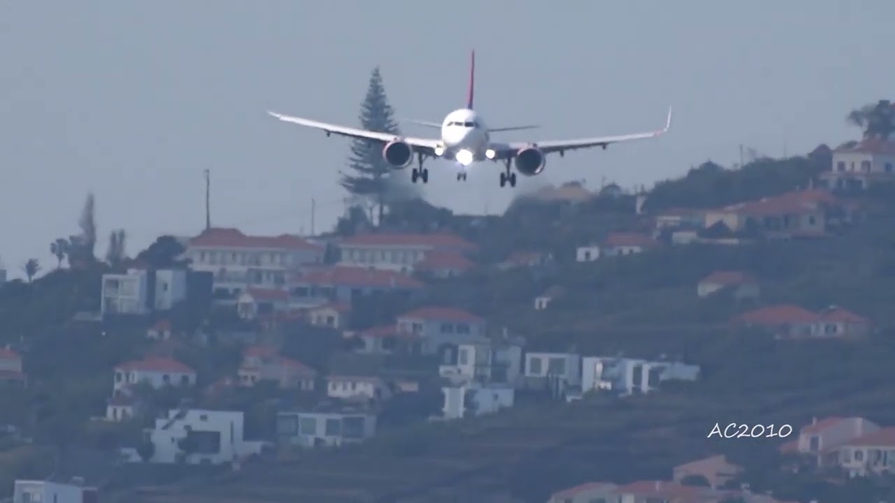 1:30 HOURS Watching planes at MADEIRA Airport | THRILLING manoeuvres