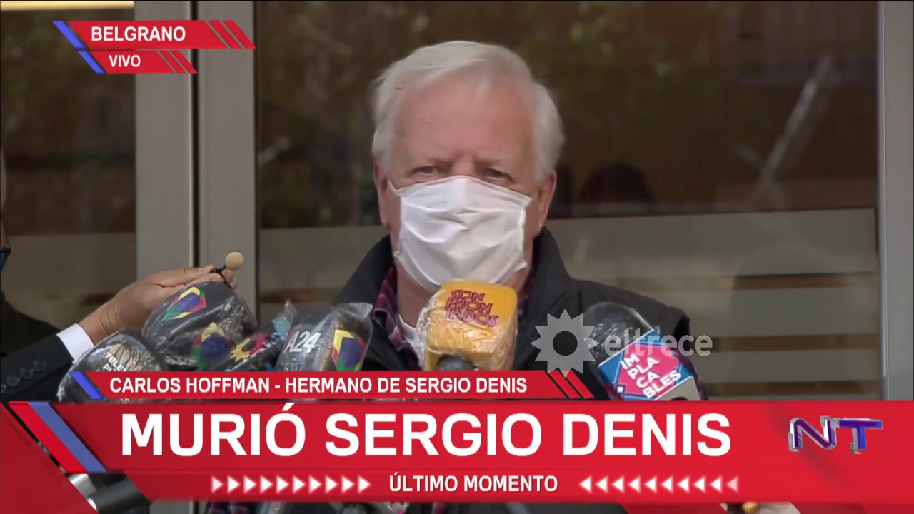 Las palabras del hermano de Sergio Denis tras conocerse la noticia de su muerte