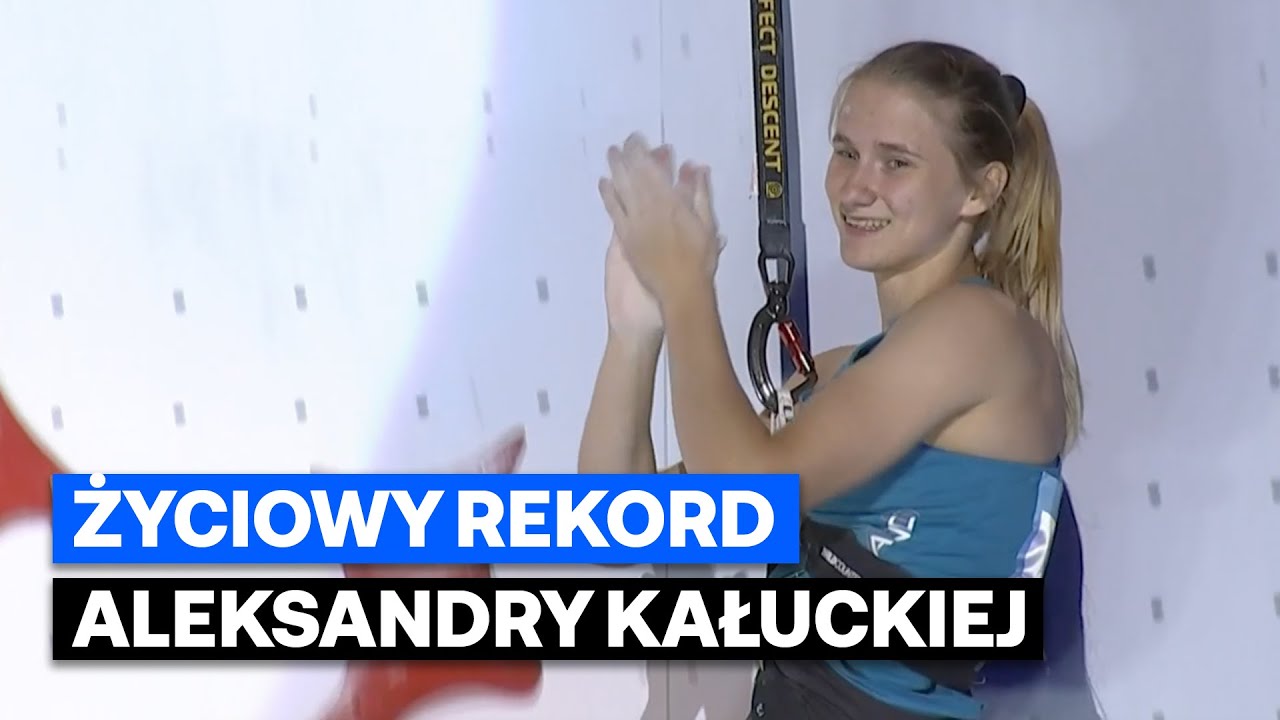 Aleksandra Kałucka zajęła DRUGIE miejsce w Pucharze Świata we wspinaczce na czas w Chamonix