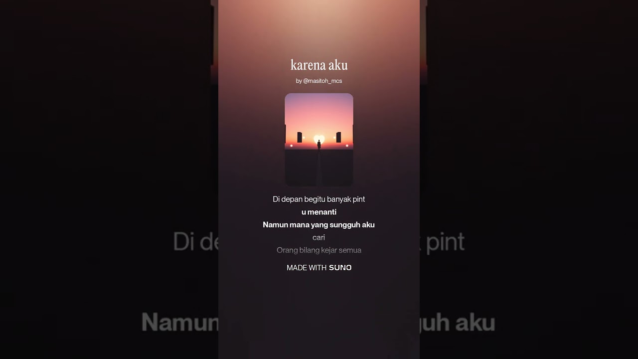 Karena aku