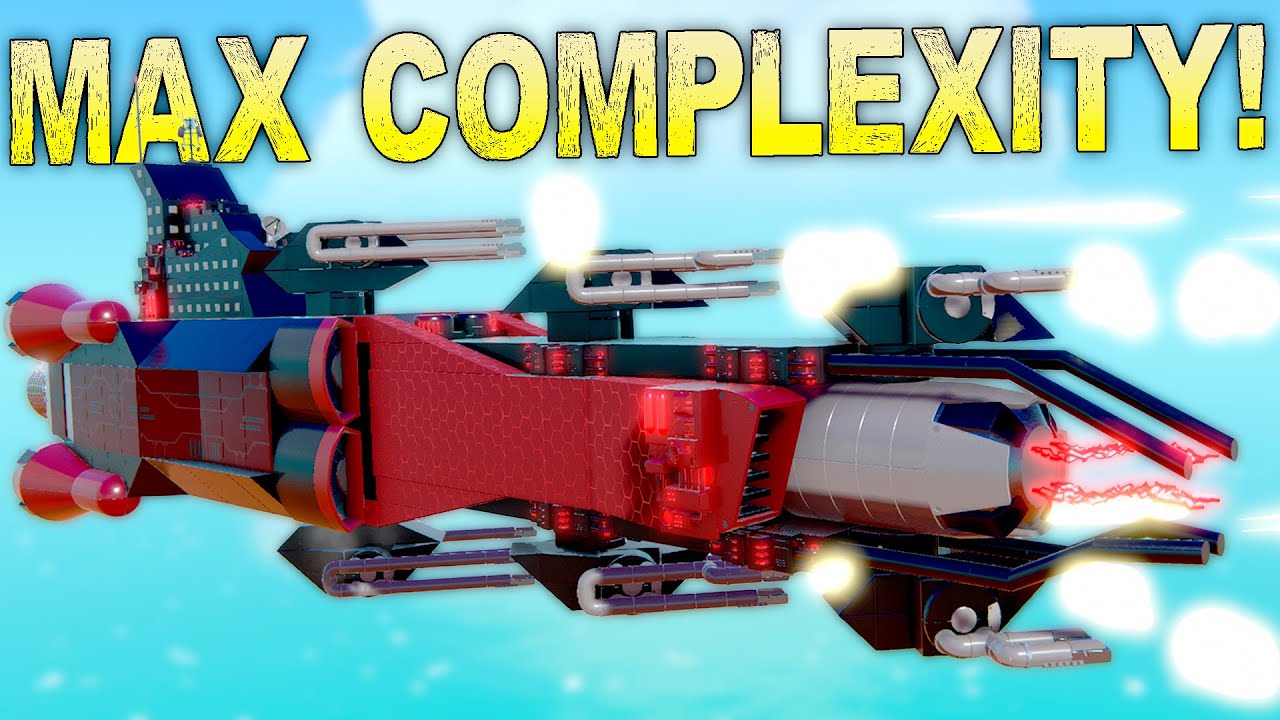 We Built MAXIMUM COMPLEXITY WARSHIPS for 1v1 Battle!