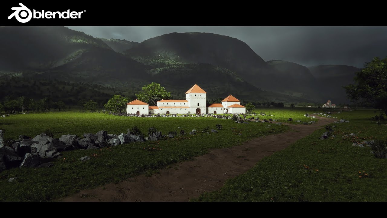 Making Large Scale Cinematic Hills in Blender