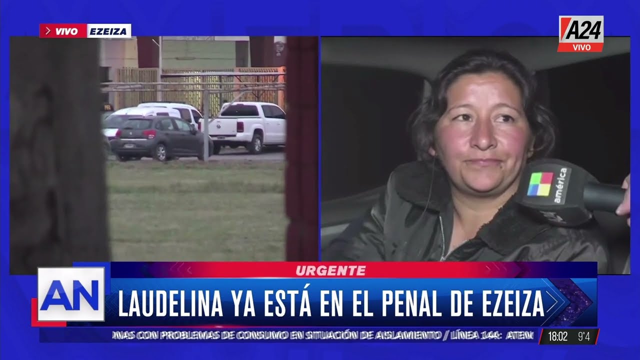 🚨 Así fue la llegada de LAUDELINA al penal de Ezeiza: está AISLADA e hizo un PEDIDO PARTICULAR