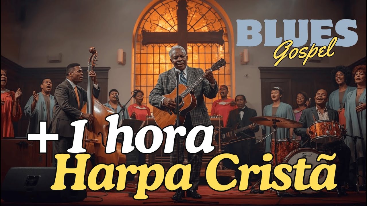 1 Hora de Hinos da Harpa Cristã em Blues Gospel Retrô | Louvor Clássico e Profundo