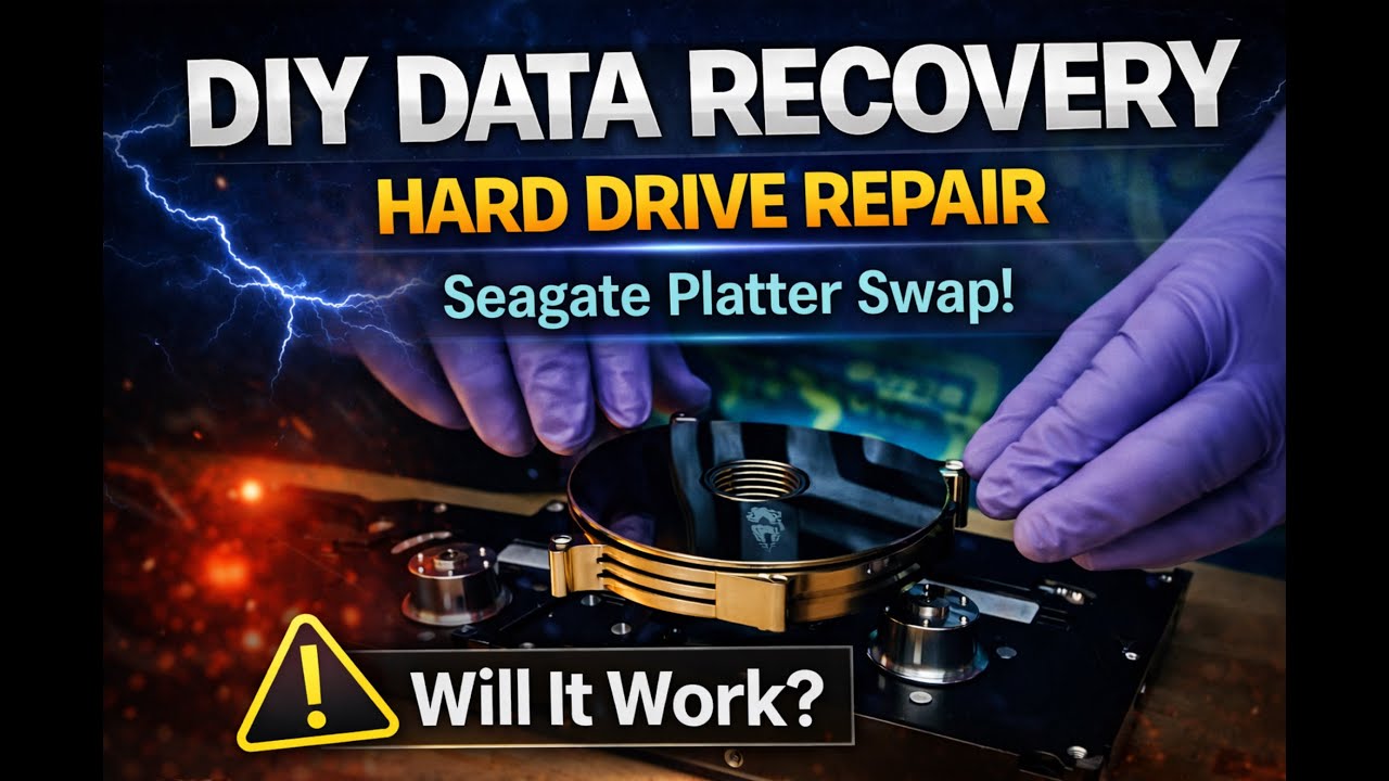 DIY Hard Drive Repair - Will A Platter Swap On This Seagate Hard Drive Actually Work? (Updated 2026)