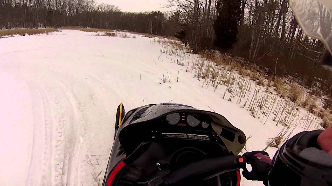 Riding 1996 Ski-Doo Mach 1 670
