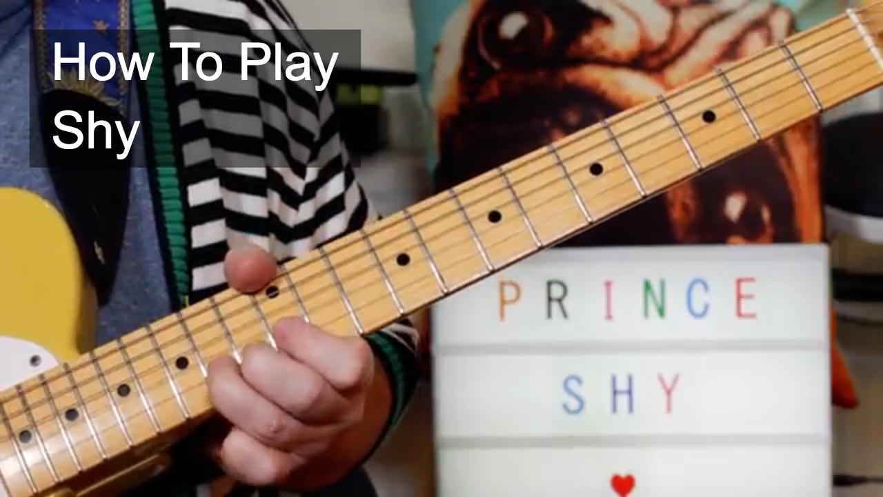 'Shy' Prince Guitar Lesson