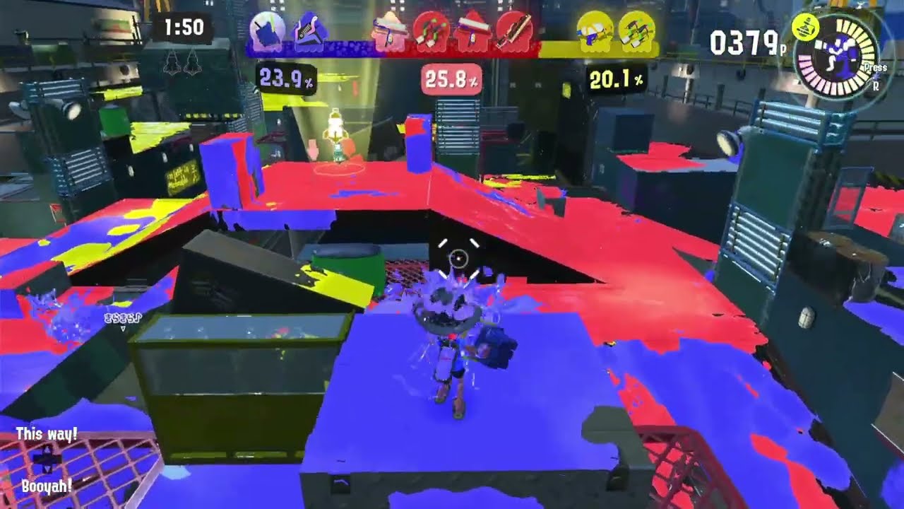 Splatoon 3 Splatfest World Premiere Tricolor Turf War Tri-Slosher Gameplay
