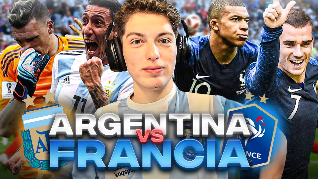 ARGENTINA 3 FRANCIA 4 (2018) - EL PARTIDO DE MBAPPE - OCTAVOS DE FINAL RUSIA 2018