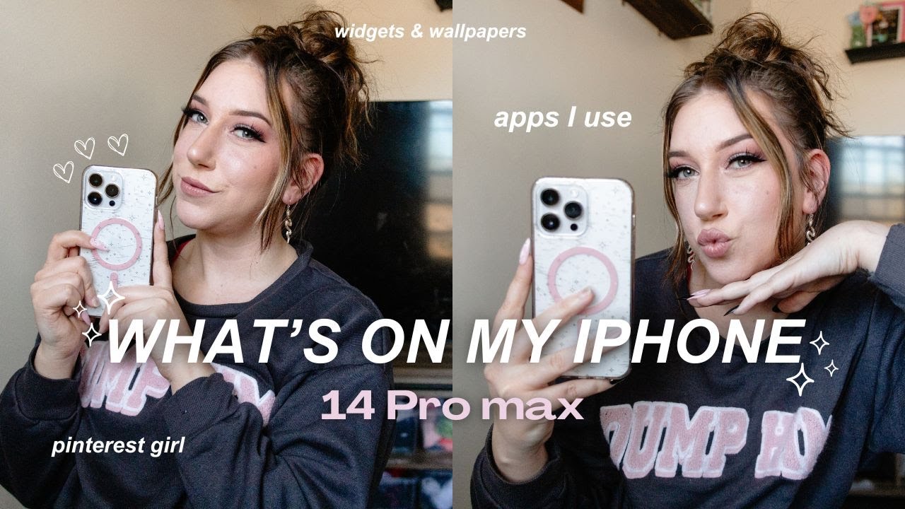 WHAT'S ON MY IPHONE | iPhone 14 Pro Max, apps I use, my widgets, wallpapers