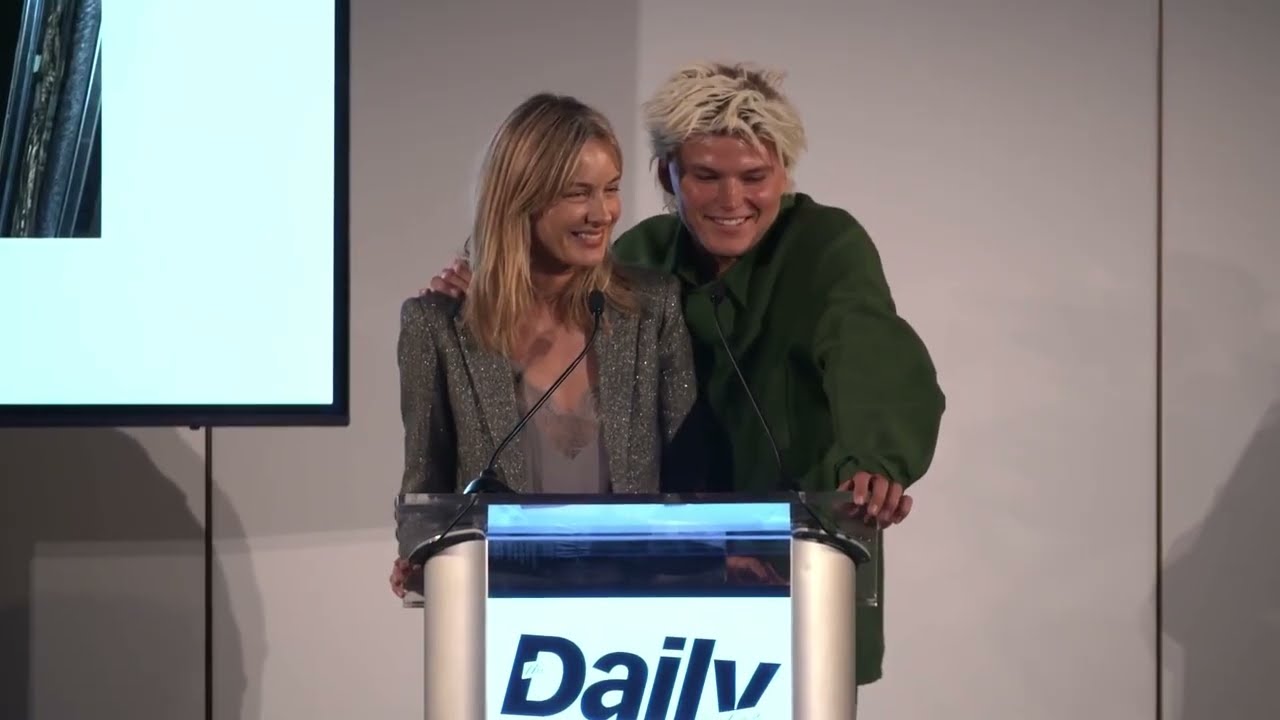 Jordan Barrett Award Speech for Kate Moss