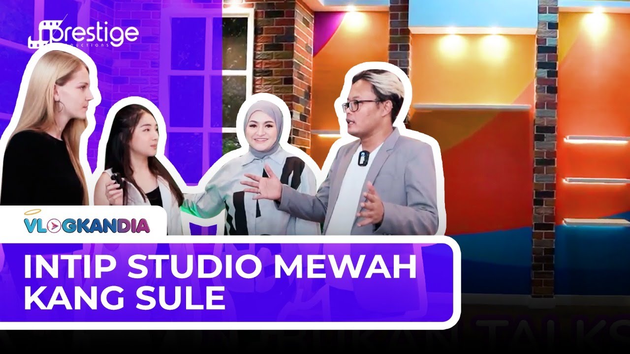 GILAA!!  STUDIO MEWAH KANG SULE SUDAH SEKELAS TV NASIONAL!! | VLOGKANDIA #41