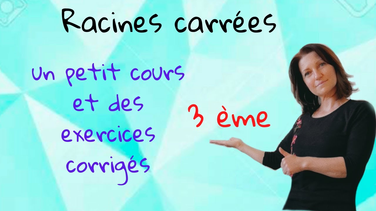 Un petit cours sur les racines carrées avec des exercices corrigés. Mathématiques collège.