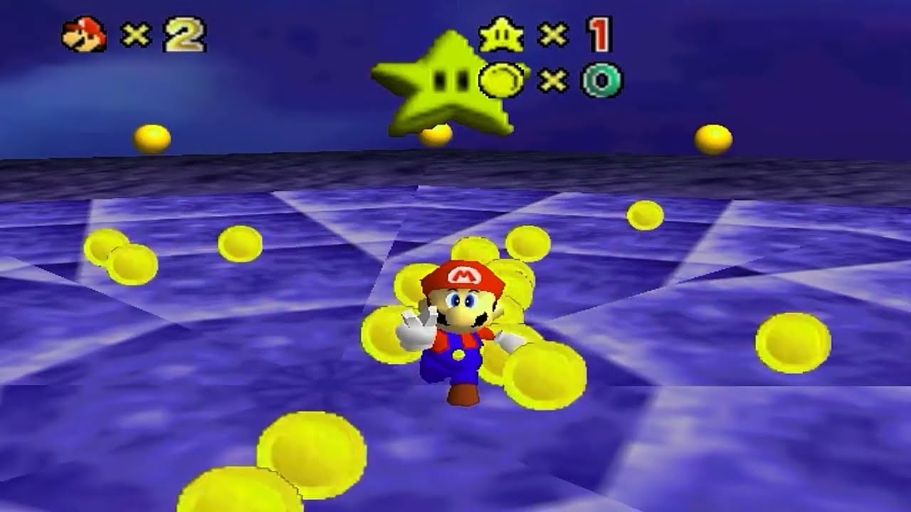 1995/07/29 - Super MARIO 64 BETA full game 8 Stars &  The WARIO Apparition [Real No Fake)