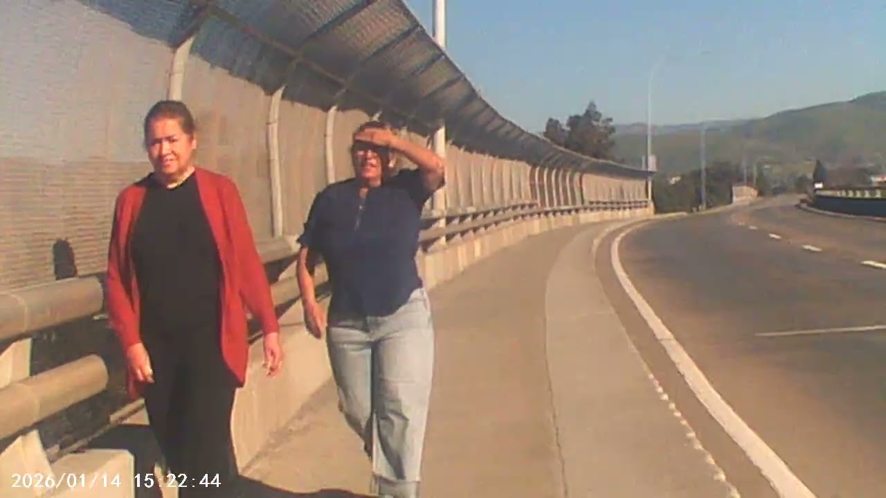 Weekday mostly sunny and so cold weather in California, USA