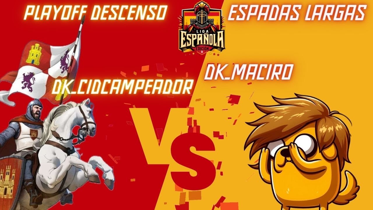 LEA8 - PLAYOFF descenso Esp. Largas Cid Campeador VS Maciro