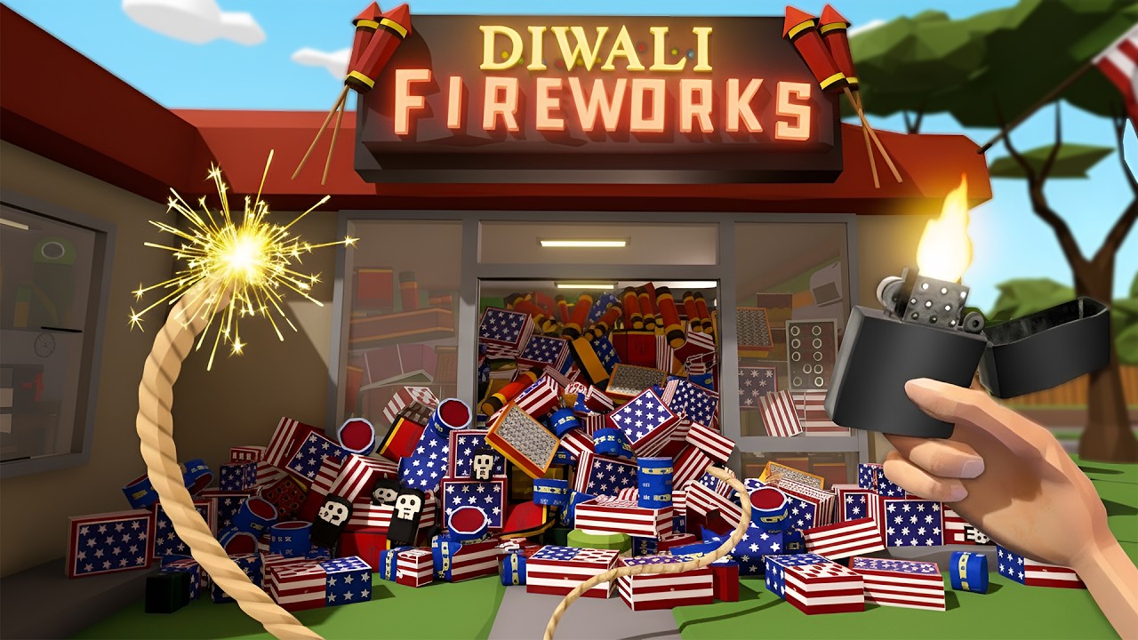 I Blasted Entire Shop 😱 Diwali Simulator | JILL ZONE