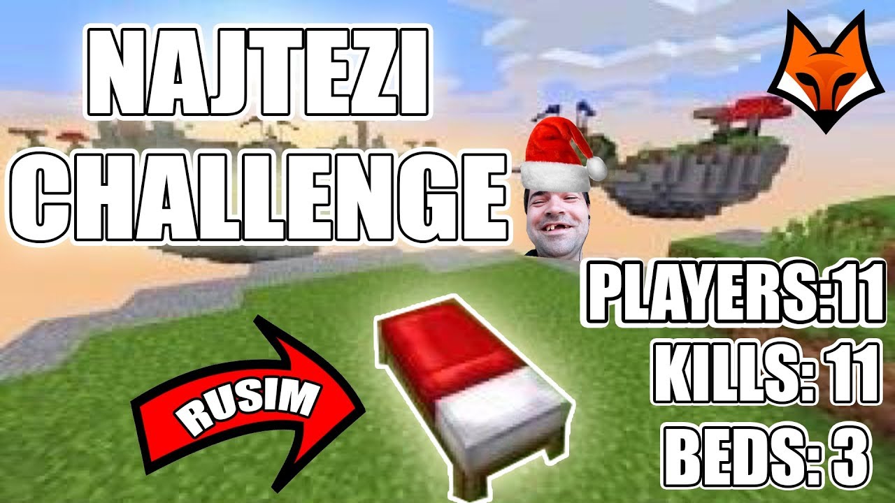 NAJTEZI BEDWARS CHALLENGE! - Perfect Game Challenge Hypixel BedWars 😲