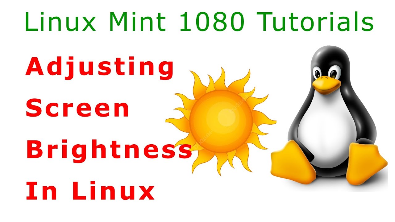 Adjusting Screen Brightness In Linux