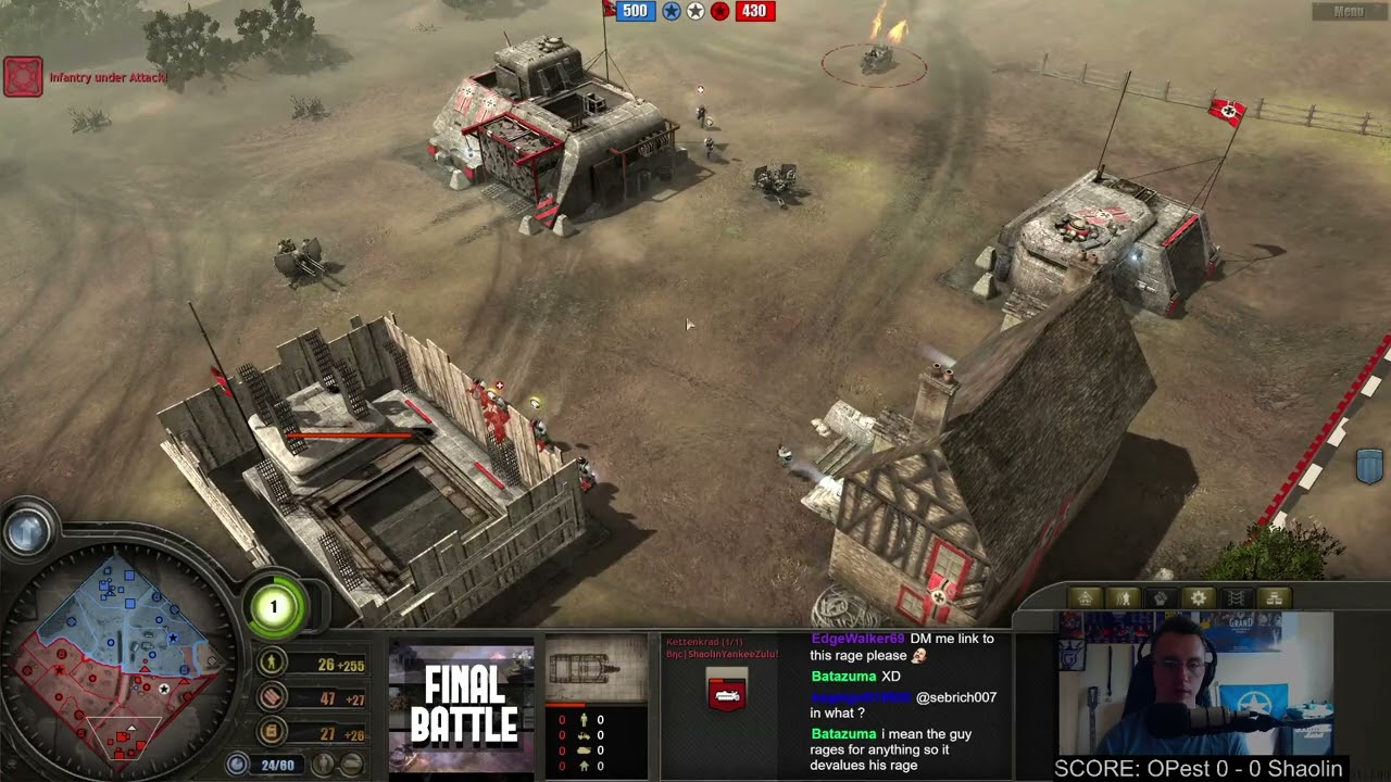 CoH1 Final Battle R1: OrangePest vs. Shaolin - top CoH2 player tries his luck!