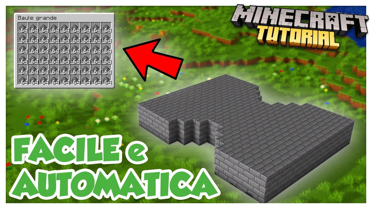 FARM FACILE e AUTOMATICA di POLVERE DA SPARO con CREEPER - MINECRAFT Tutorial ITA