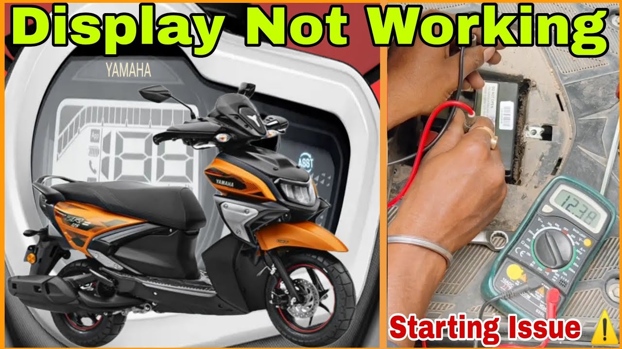 Yamaha Ray ZR 125cc Display Not Working | Meter Not Working | Ray ZR Self Start Problem