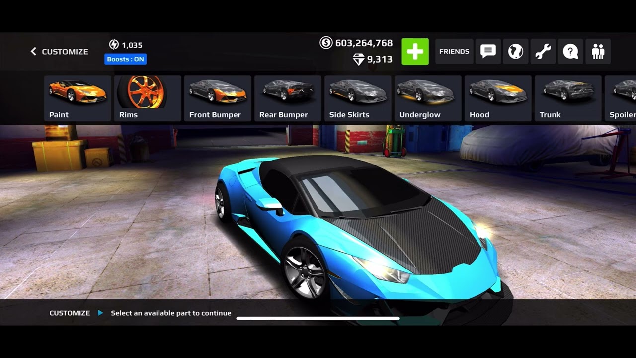 Rush racing 2 (981) 2022 Huracan EVO RWD Spyder 8.435!!! For MPH shifts see description.
