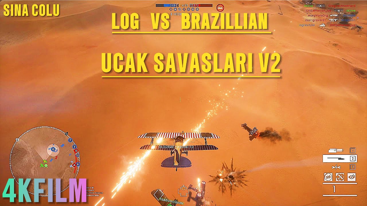 Avcı Uçağı SAVAŞLARI LOG vs OIE KLAN sina çölü BATTLEFİELD 1