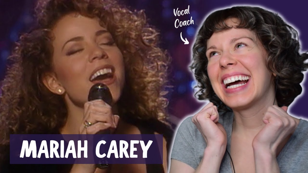 Vocal coach analysis of Mariah Carey singing Emotions LIVE on MTV Unplugged
