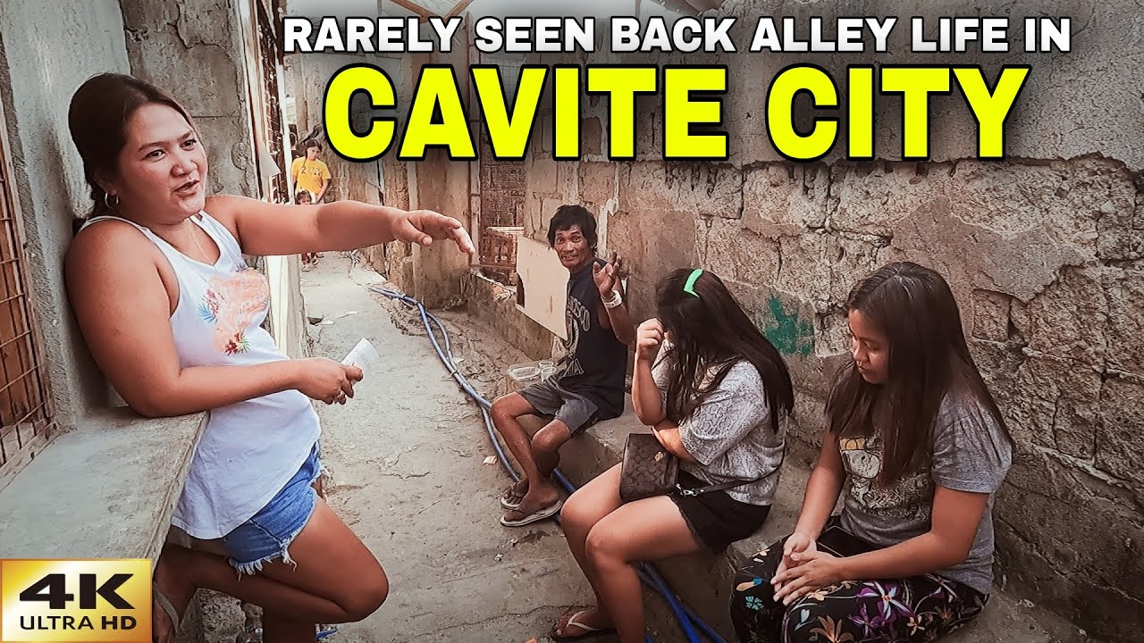 Exploring the Back Alley Life in Cavite City Philippines [4K]