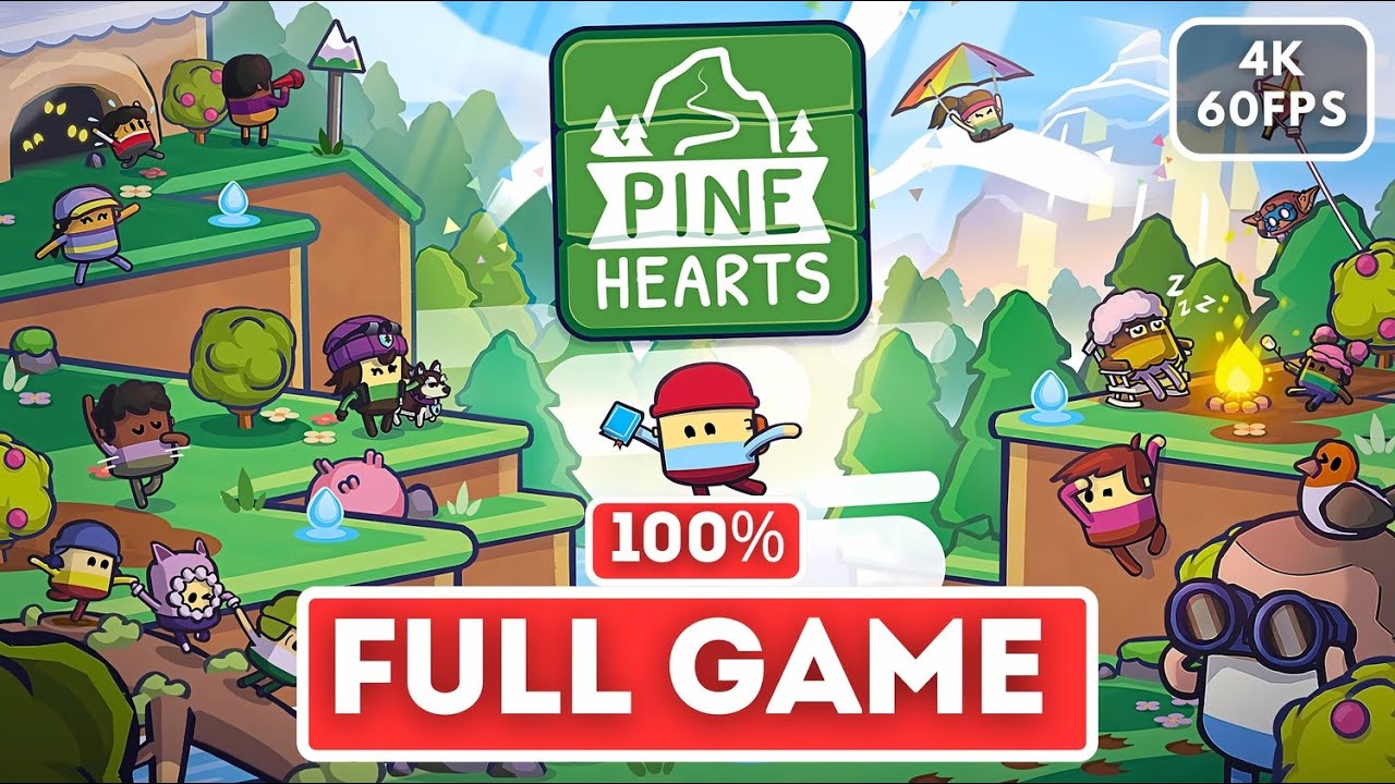 PINE HEARTS 100% Gameplay Walkthrough FULL GAME (4K 60FPS) No Commentary