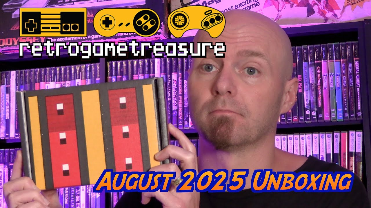 Retro Game Treasure - August 2025 Unboxing