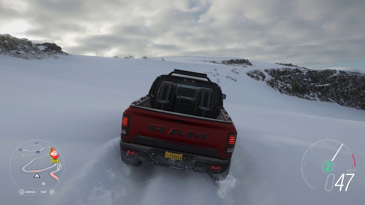 Dodge RAM Rebel TRX winter drive - Forza Horizon 4