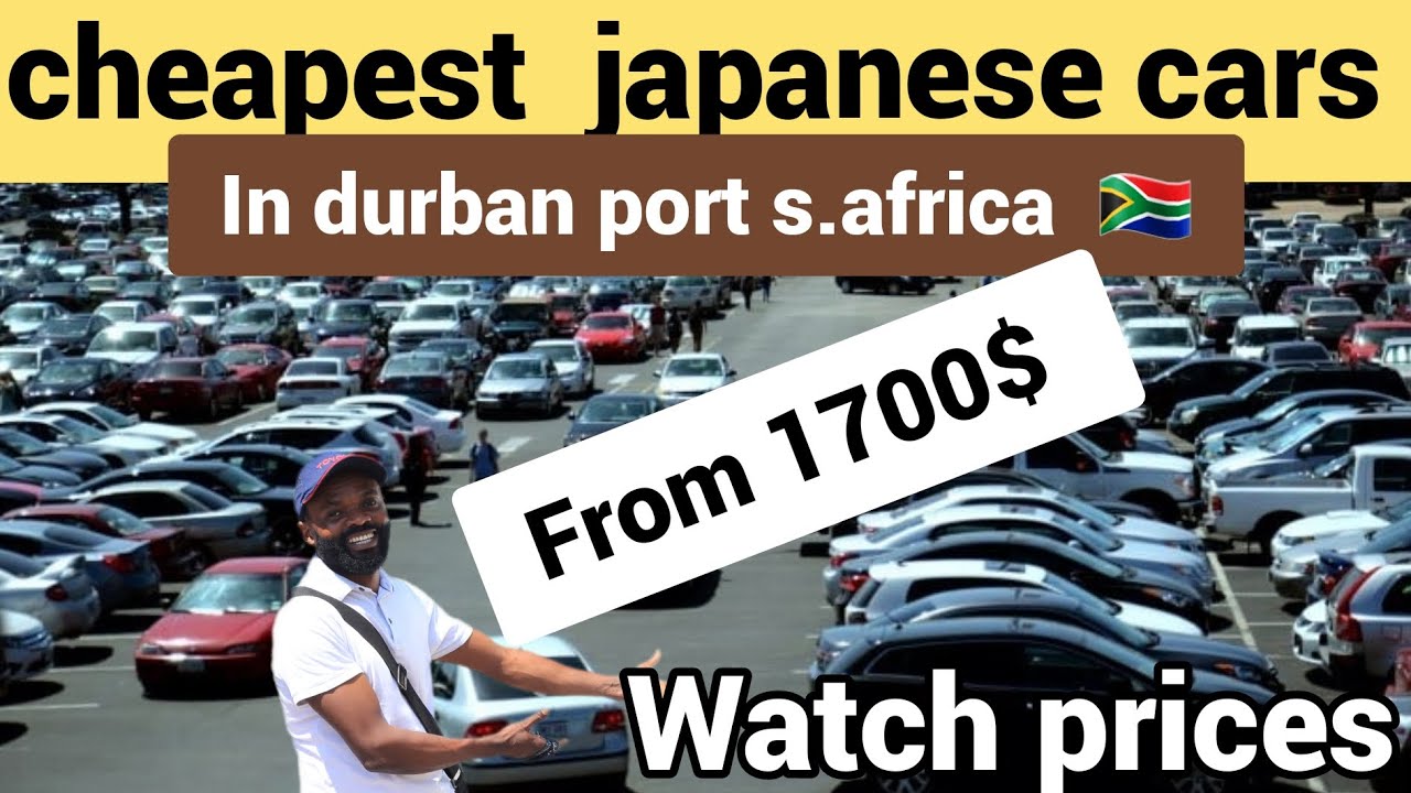 Дешевые японские автомобили от 1700$ в порту Дурбана, Южная Африка 🇿🇦