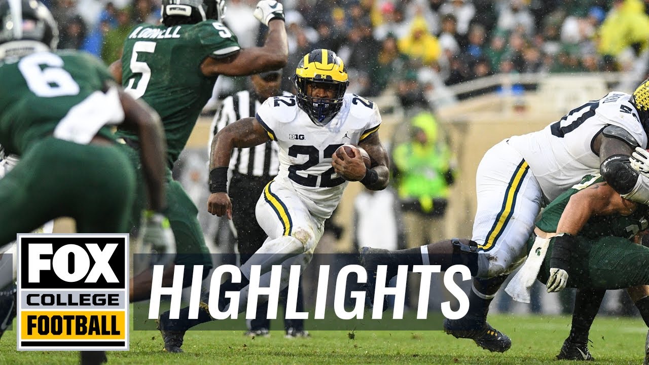 Michigan vs. Michigan St. | FOX COLLEGE FOOTBALL HIGHLIGHTS