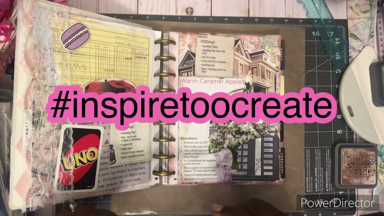 #inspiretoocreate  - Margarete Miller Collage Weekly Planner