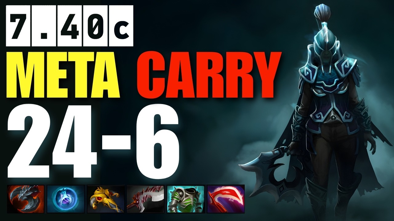 Phantom Assassin Took Over Late Game | 7.40c Turbo