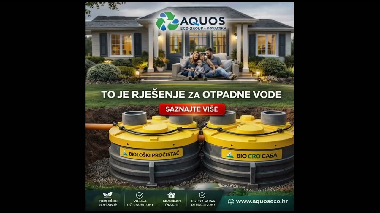 Sigurno rješenje za otpadne vode vašeg doma